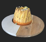 Paastulband met gele chocolade