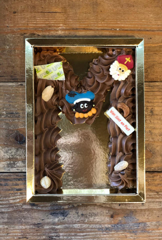 Huisgemaakte chocoladeletters op bestelling (bestel voor 15-11 of 29-11)