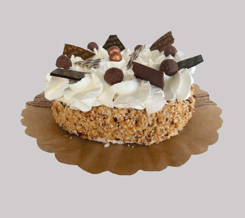 Hazelnootschuimtaart 6 personen