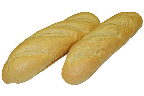 Half gebakken stokbrood (wit en bruin) per 2